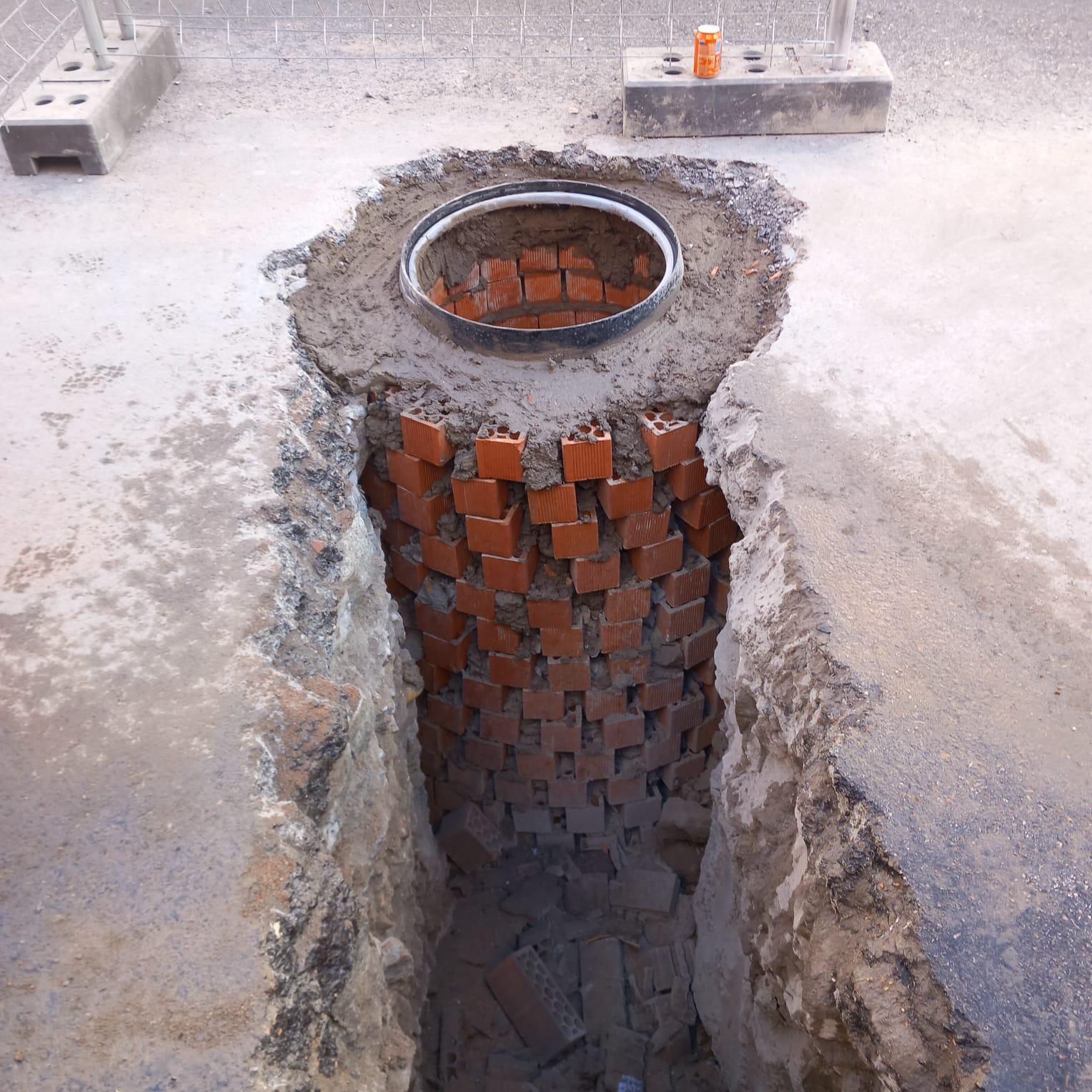 Obras de pocería en Torrelodones