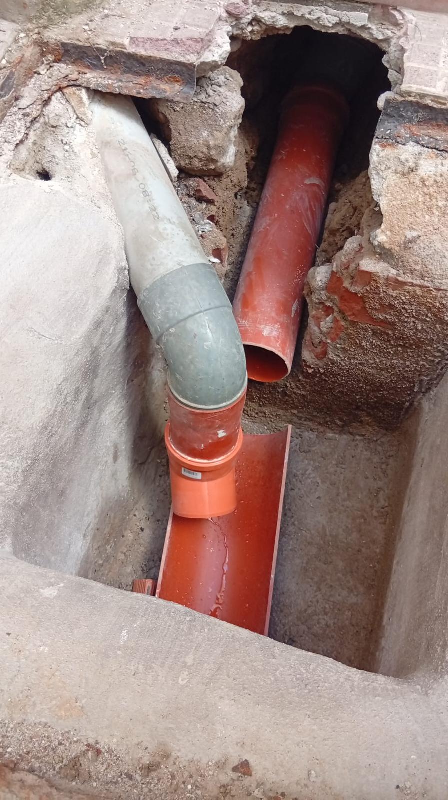 Obras de pocería en Torrelodones